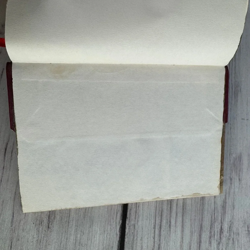 Jerusalem Holy Bible Small Natural Olive Wood Bethlehem Gilded Edges TBN Red